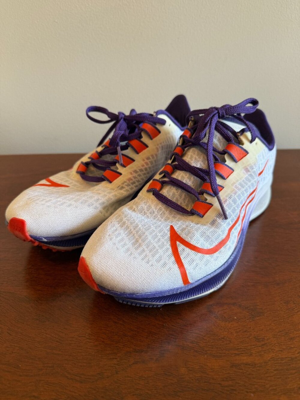 Nike Air Zoom Pegasus 37 Clemson Men's Size 6.5 Orange Athletic - Picture 1 of 6